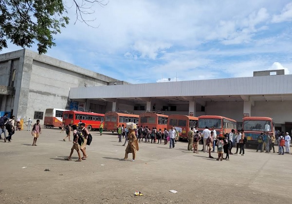 msrtc jamner bus depot